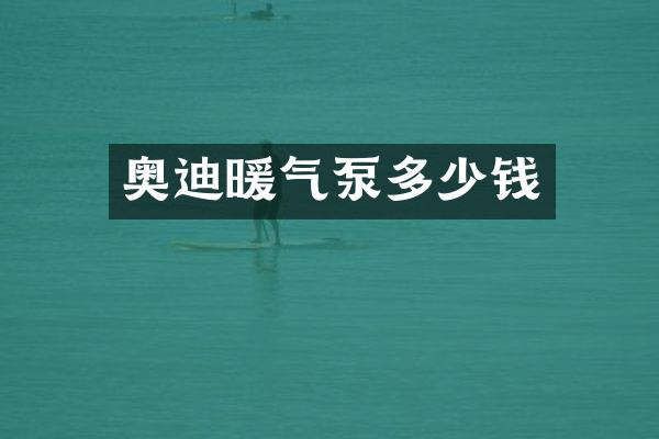 奥迪暖气泵多少钱