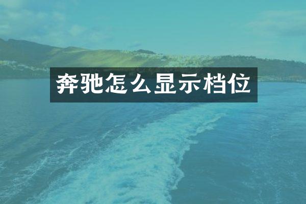 奔驰怎么显示档位