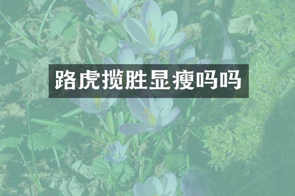 路虎揽胜显瘦吗吗