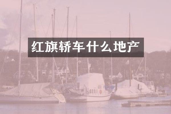 红旗轿车什么地产