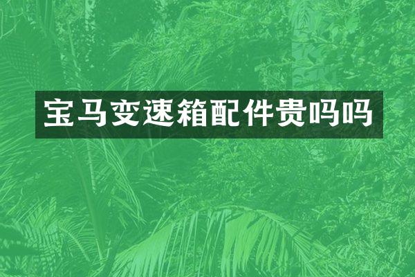 宝马变速箱配件贵吗吗