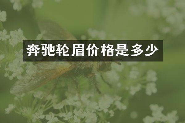 奔驰轮眉价格是多少