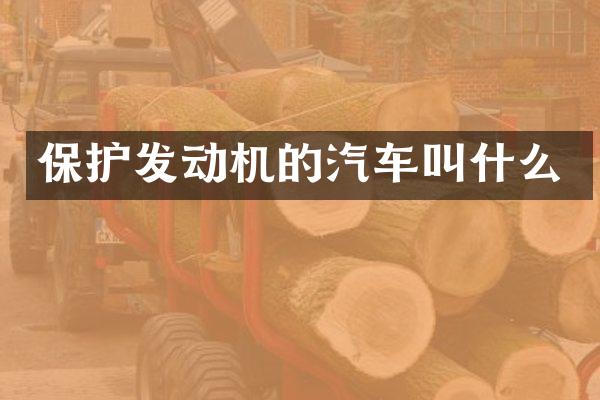 保护发动机的汽车叫什么