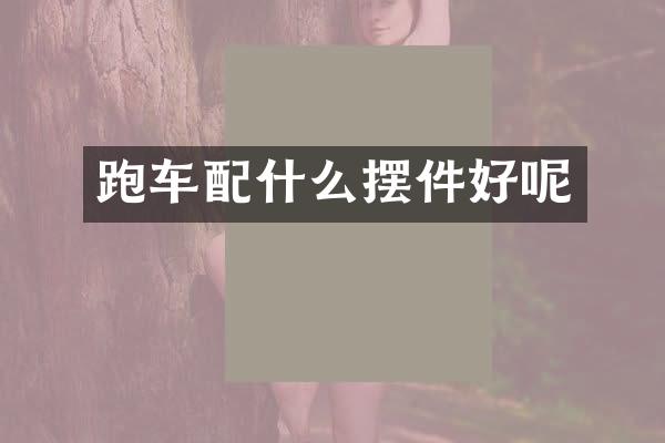 跑车摆件好呢