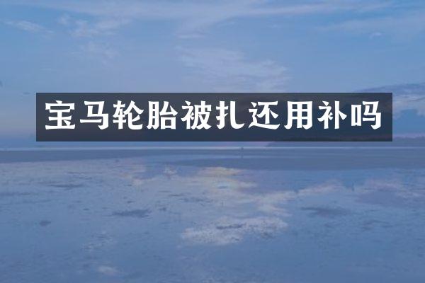 宝马轮胎被扎还用补吗