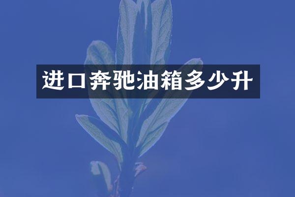 进口奔驰油箱多少升