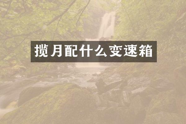 揽月变速箱