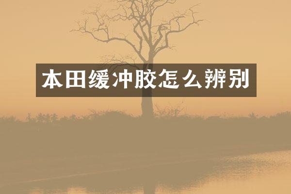 本田缓冲胶怎么辨别
