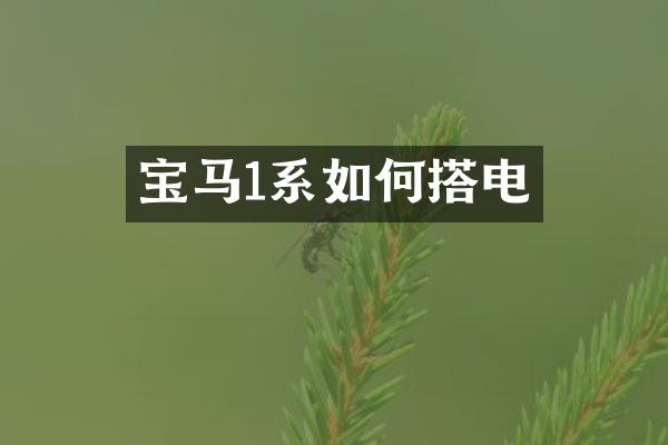 宝马1系如何搭电