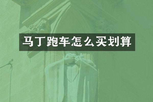 马丁跑车怎么买划算