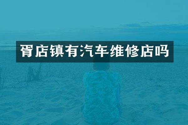 胥店镇有汽车维修店吗