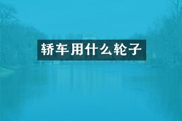 轿车用什么轮子