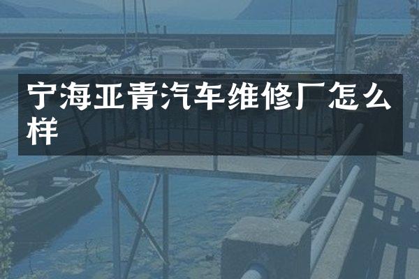 宁海亚青汽车维修厂怎么样