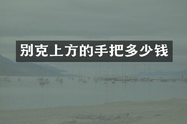 别克上方的手把多少钱