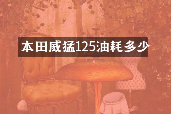 本田威猛125油耗多少