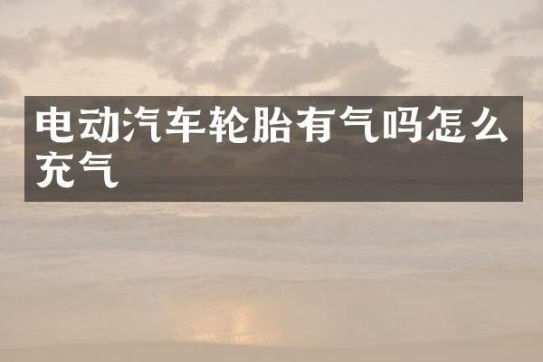 电动汽车轮胎有气吗怎么充气