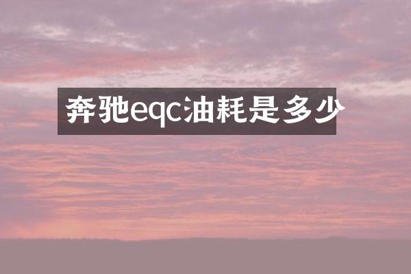 奔驰eqc油耗是多少