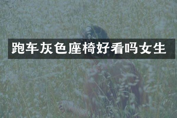 跑车灰色座椅好看吗女生
