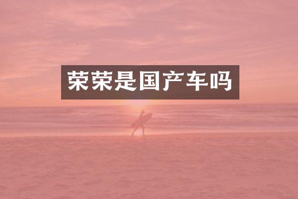 荣荣是国产车吗