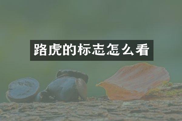 路虎的标志怎么看