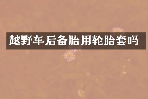 越野车后备胎用轮胎套吗