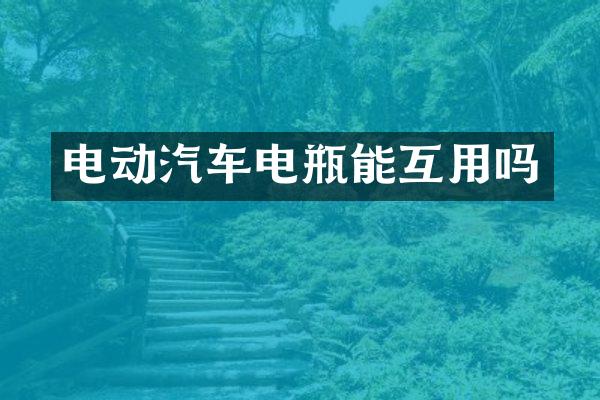 电动汽车电瓶能互用吗