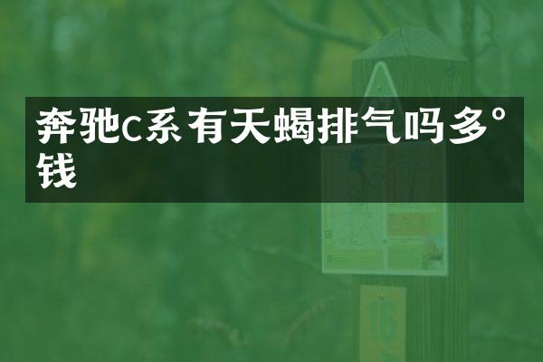 奔驰c系有天蝎排气吗多少钱