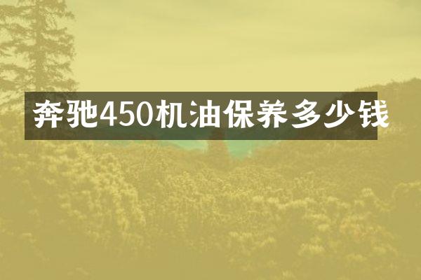 奔驰450机油保养多少钱