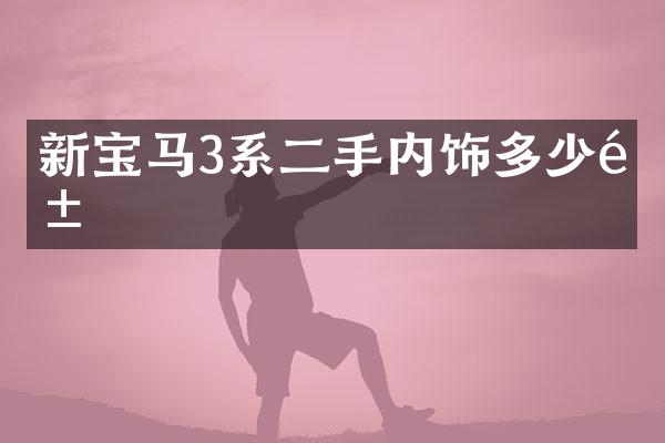 新宝马3系二手内饰多少钱