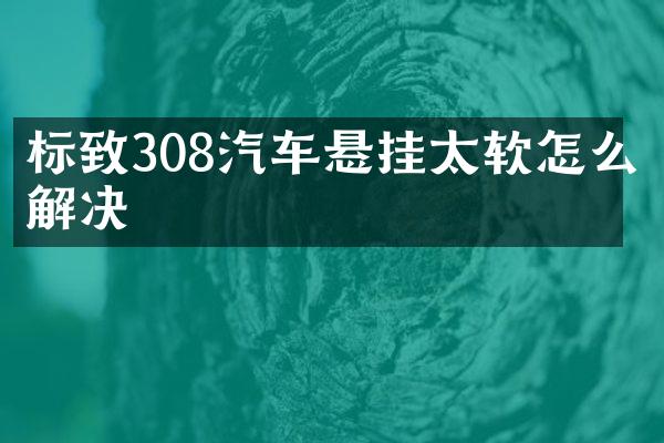 标致308汽车悬挂太软怎么解决