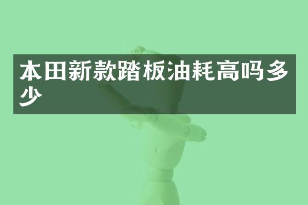 本田新款踏板油耗高吗多少