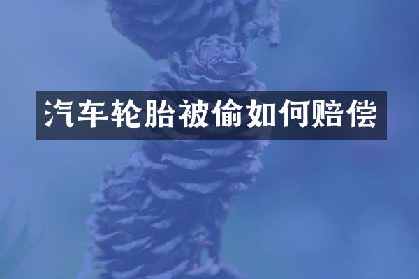 汽车轮胎被偷如何赔偿