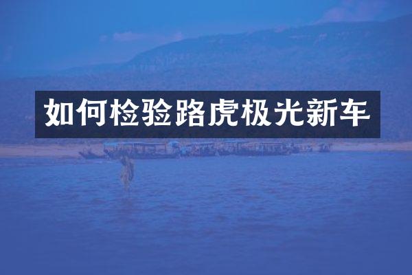 如何检验路虎极光新车