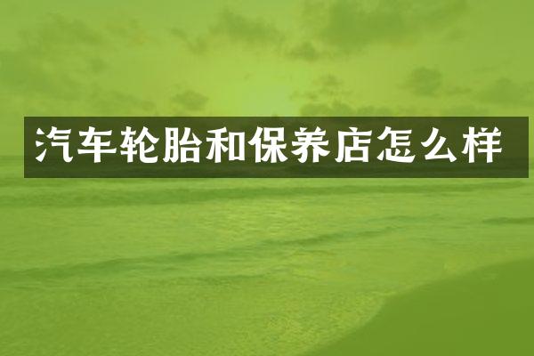 汽车轮胎和保养店怎么样