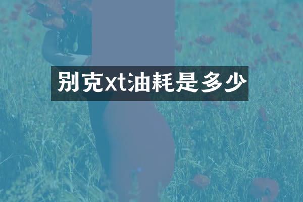 别克xt油耗是多少