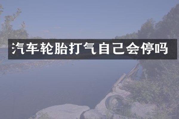 汽车轮胎打气自己会停吗