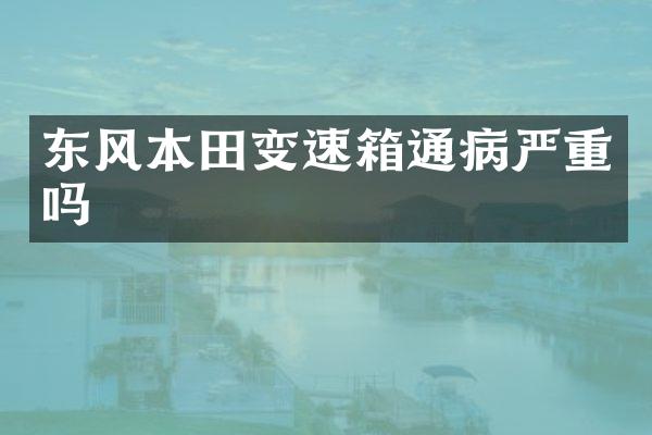 东风本田变速箱通病严重吗