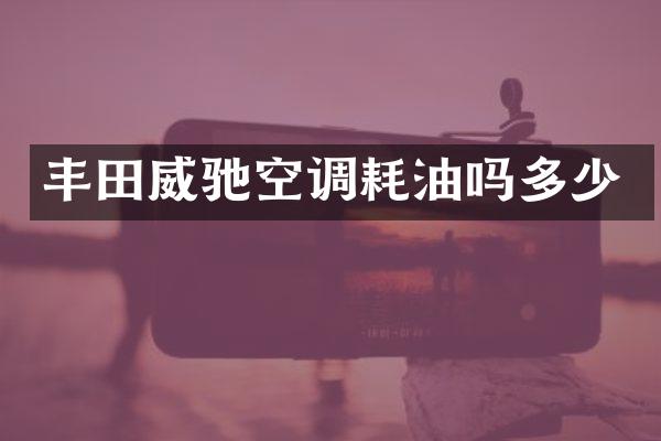 丰田威驰空调耗油吗多少