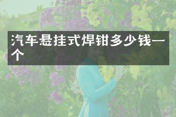 汽车悬挂式焊钳多少钱一个