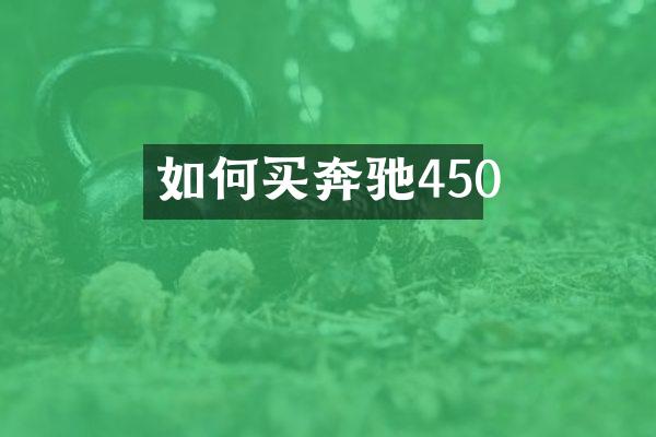 如何买奔驰450