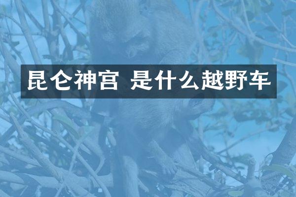 昆仑神宫 是什么越野车