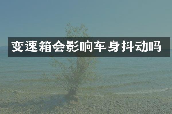 变速箱会影响车身抖动吗