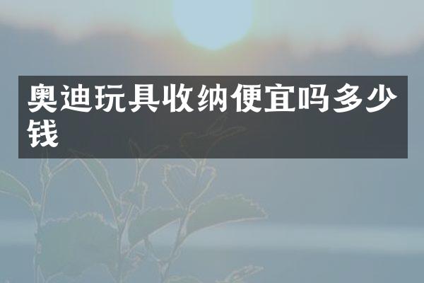 奥迪玩具收纳便宜吗多少钱