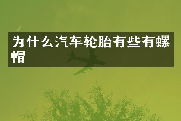 为什么汽车轮胎有些有螺帽