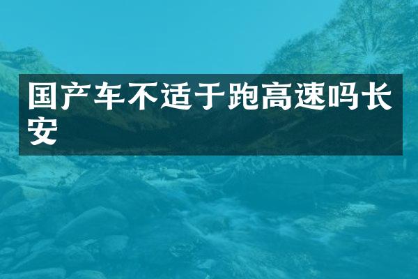 国产车不适于跑高速吗长安