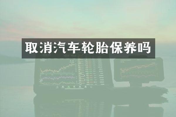 取消汽车轮胎保养吗