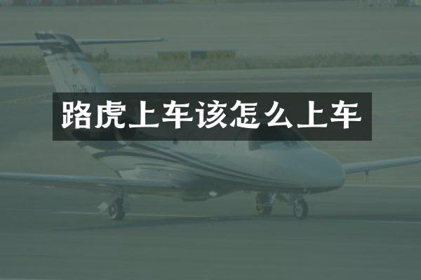 路虎上车该怎么上车