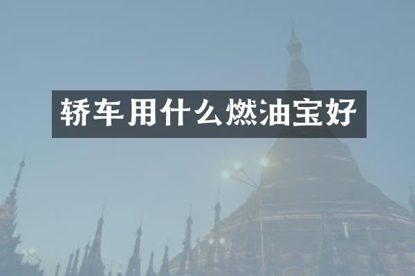 轿车用什么燃油宝好