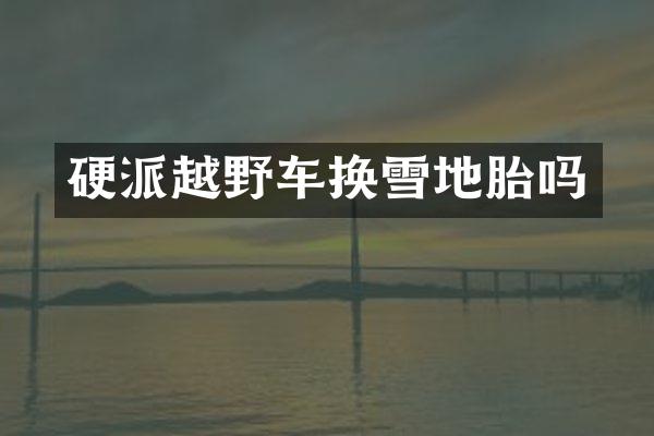 硬派越野车换雪地胎吗