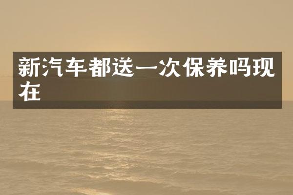 新汽车都送一次保养吗现在